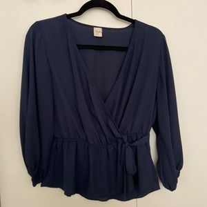 Navy blue shirt